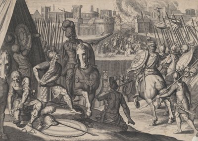 Plade 2: Byen Rom taget af konstabel af Bourbon, fra Charles V
