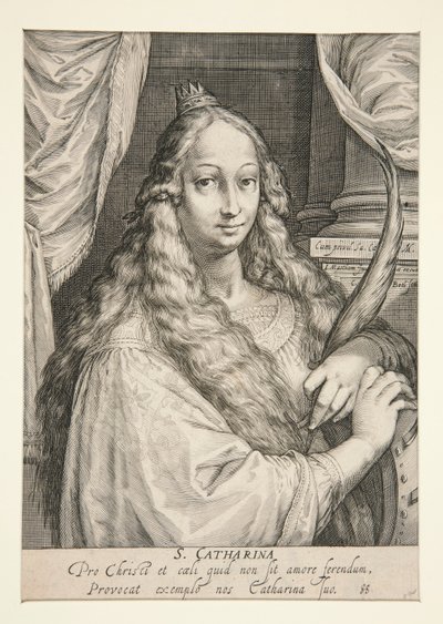 Den hellige Katarina af Alexandria af Cornelis Boel