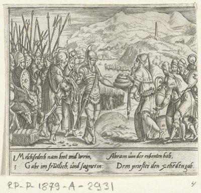 Abraham og Melkisedek The Life of Abraham (serietitel) af Cornelis Bos