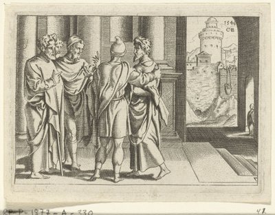 Barnabas bringer Paulus til apostlene The Life of Paul (serietitel) af Cornelis Bos