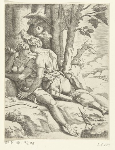 Jupiter og Callisto Jupiters kærlighedseventyr (serietitel) af Cornelis Bos