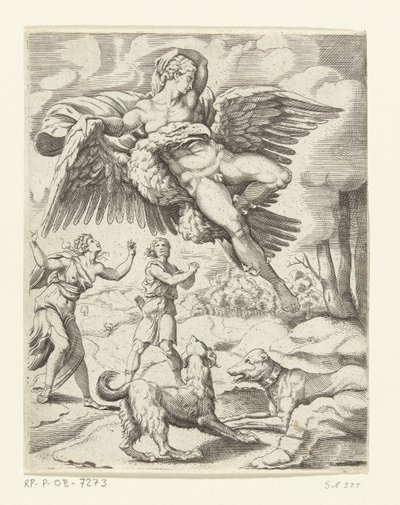 Jupiter og Ganymedes Jupiters kærlighedseventyr (serietitel) af Cornelis Bos