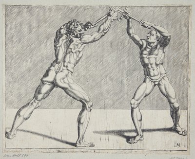 To fægtere af Cornelis Bos
