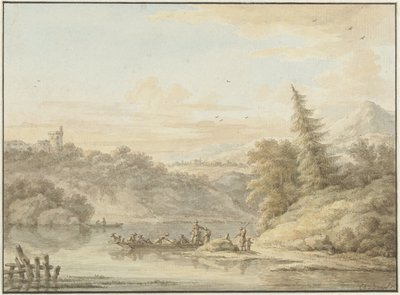 Flodlandskab af Cornelis Buys