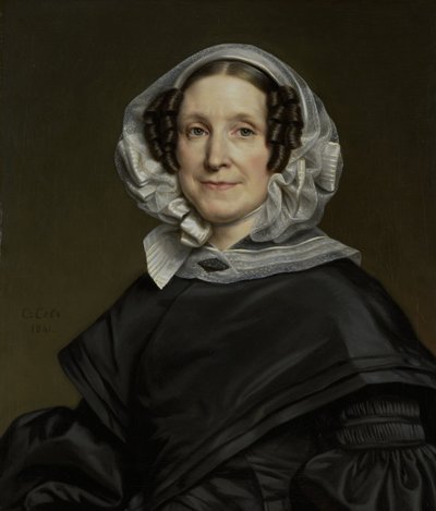 Aryna af gryden (1786-1850). Hustru til N. J. A. C. Hoffmann af Cornelis Cels (signed by artist)