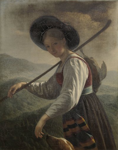 schweizisk bondekvinde af Cornelis Cels