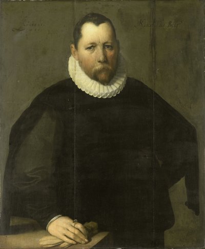 Pieter Jansz Kies (c 1536-97). Borgmester i Haarlem af Cornelis Cornelisz. van Haarlem