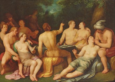 Verdens korruption før syndfloden, 1619 af Cornelis Cornelisz van Haarlem