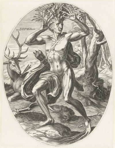 Cyparissus Gods of Agriculture (serietitel) af Cornelis Cort