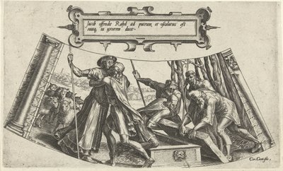 Jakobs og Rakels møde ved brønden The History of Jacob (serietitel) af Cornelis Cort