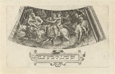 Jakobs tilbagevenden til Kanaan The History of Jacob (serietitel) af Cornelis Cort