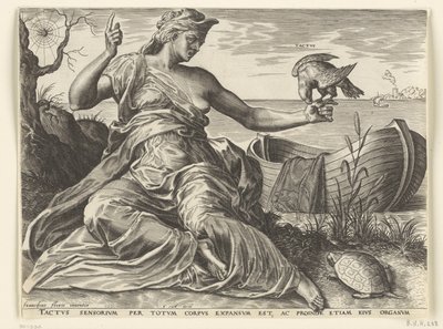 Følelsen (Tactus) De fem sanser (serietitel) af Cornelis Cort