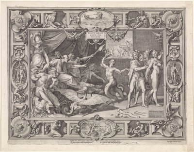 Laster van Apelles af Cornelis Cort