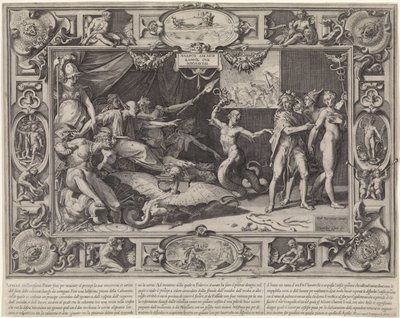Laster van Apelles af Cornelis Cort