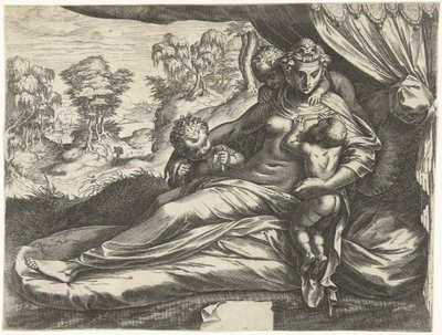 Kærlighed (Caritas) af Cornelis Cort