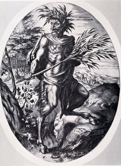 Sylvain, gud for Cornelis Corts skove af Cornelis Cort