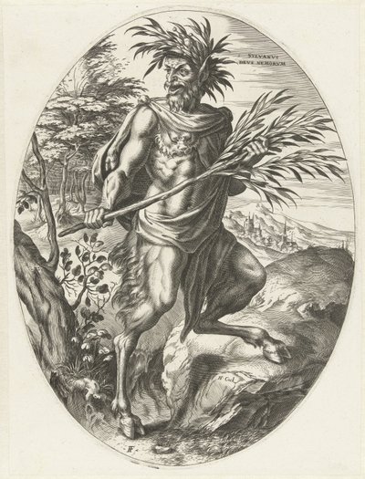 Sylvanus Gods of Agriculture (serietitel) af Cornelis Cort