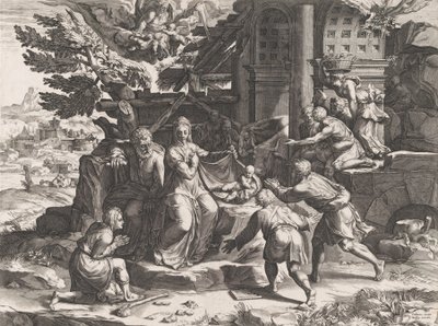 Hyrdernes tilbedelse, 1569. af Cornelis Cort