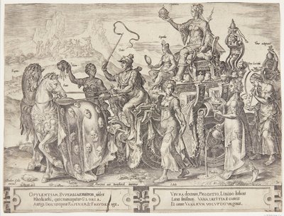 Rigdommens triumf af Cornelis Cort