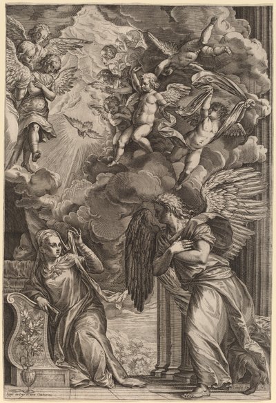 Bebudelsen af Cornelis Cort after Titian