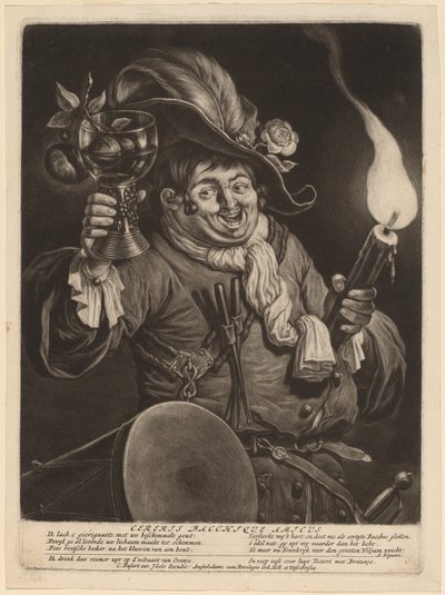 En ven af ​​Ceres og Bacchus af Cornelis Dusart