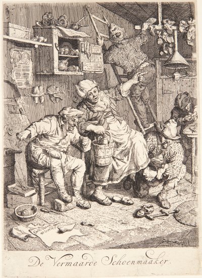 En skomager af Cornelis Dusart