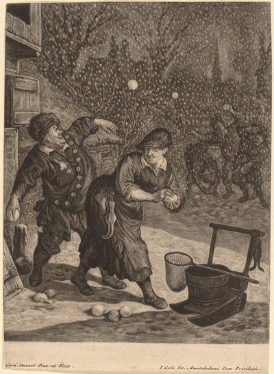 marts af Cornelis Dusart