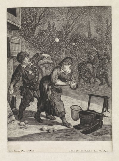 marts af Cornelis Dusart