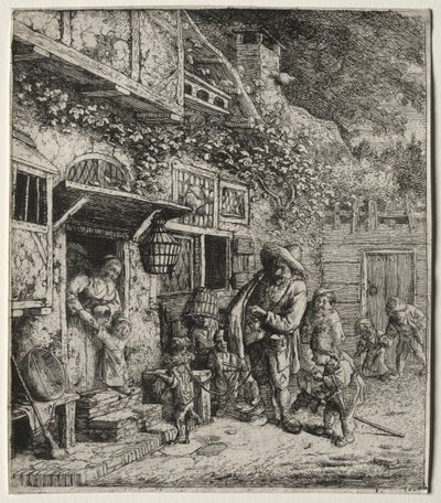 Den dansende hund. af Cornelis Dusart