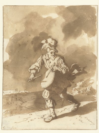 Trommeslageren Trommeslager af Cornelis Dusart