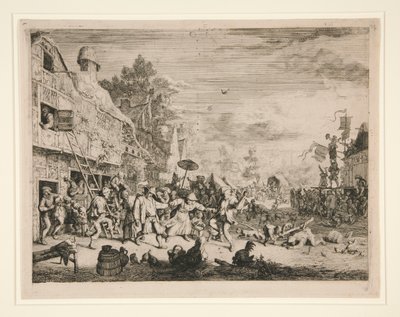 Landsbymessen af Cornelis Dusart