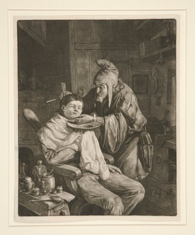 Landsbykirurgen af Cornelis Dusart