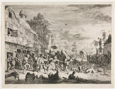 Landsbymesse af Cornelis Dusart