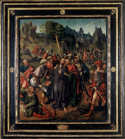 The Capture of Christ, begyndelsen af det 16. århundrede.. af Cornelis Engebrechtsz