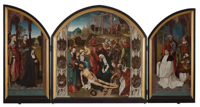 Triptykon med Kristi klagesang af Cornelis Engebrechtsz.