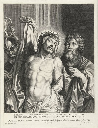 Kristus vist til folket (Ecce Homo) af Cornelis Galle (I)