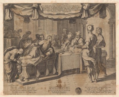 Kristus gæst hos farisæeren Simon af Cornelis Galle (I)