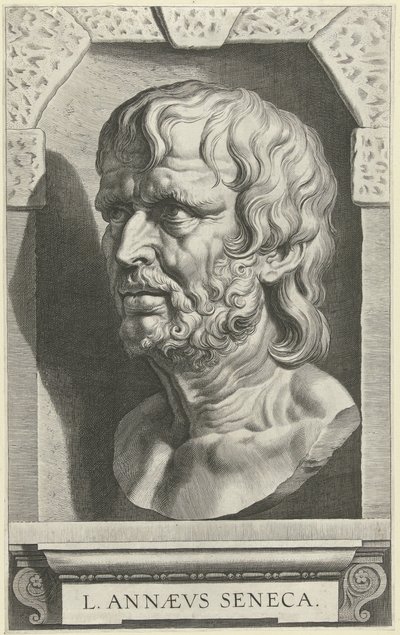 Portretbuste af Seneca af Cornelis Galle (I)