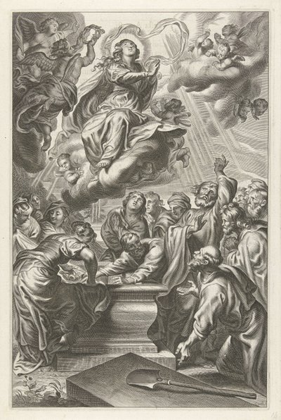 Marias antagelse af Cornelis Galle (II)