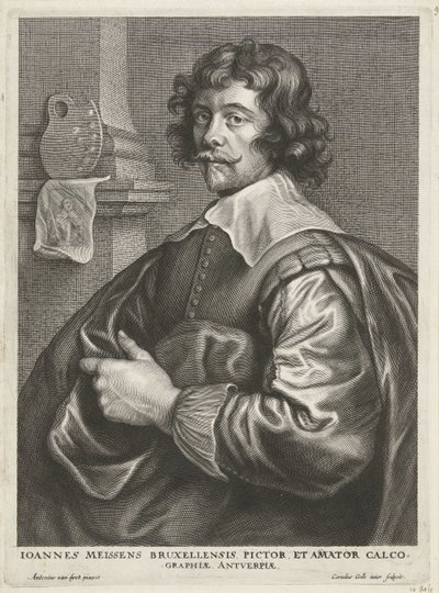 Portræt af Joannes Meyssens af Cornelis Galle (II)
