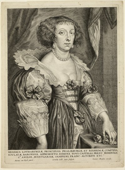 Henriette af Lorraine af Cornelis Galle II