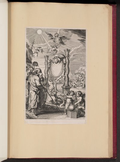 Titelside for G. de St. Vincent, et geometrisk værk om cirklens kvadratur af Cornelis Galle II after Abraham Diepenbeeck