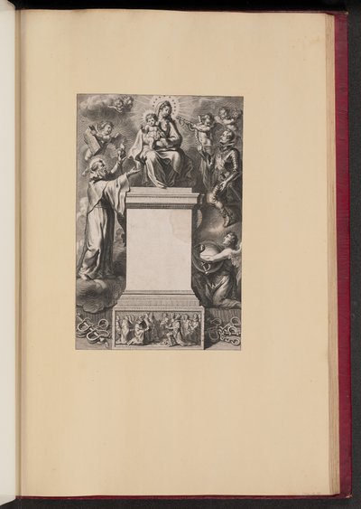 Titelside for B. Of The Rivers, Of Hierarchy Mariana Free Sex af Cornelis Galle II after Erasmus Quellinus II after Sir Peter Paul Rubens