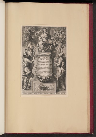 Titelblad for Liutprand, Opera af Cornelis Galle II after Erasmus Quellinus II after Sir Peter Paul Rubens