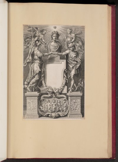 Title Page for Frederik de Marselaer, Legatvs af Cornelis Galle II after Sir Peter Paul Rubens