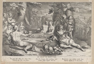 Menneskehedens syndighed, slutningen af det 16.-begyndelsen af det 17. århundrede. af Cornelis Galle I