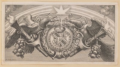 Vignette til titelbladet af Balthasar Cordier, kæden af ​​de græske fædre i Saint John af Cornelis Galle I after Sir Peter Paul Rubens