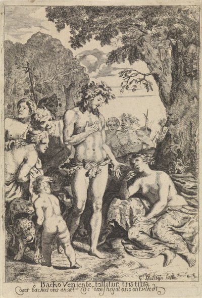 Bacchus trøster Ariadne Ved Bacchus