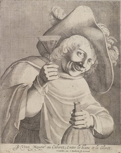 Mand med et glas af Cornelis I Danckerts
