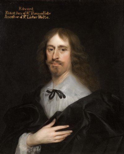 Portræt af Edward Holte, 1636. af Cornelis Janssens van Ceulen